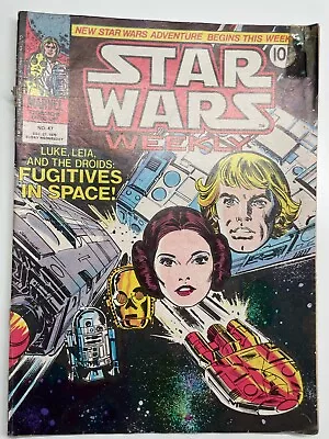 Buy Star Wars Weekly No.47 Vintage Marvel Comics UK. • 2.45£