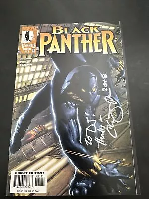 Buy Black Panther (1998) # 1 - Marvel Knights, 1st Zuri, Okoye & Nakia VF/NM Signed • 63.25£