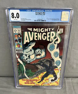Buy Avengers #62 CGC 8.0 White Pages 1st Appearance Of  Man-Ape M'Baku • 217.15£