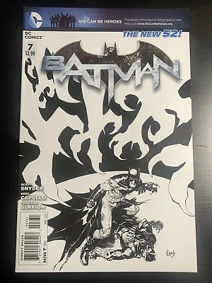 Buy Batman #7 VF/NM DC 2012 1:200 Sketch Variant Capullo | Combined Shipping Avail • 79.94£