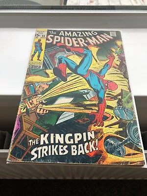 Buy Amazing SpiderMan 84 (1970) Kingpin App. 2nd App Of Schemer & Vanessa Fisk Cents • 19.99£