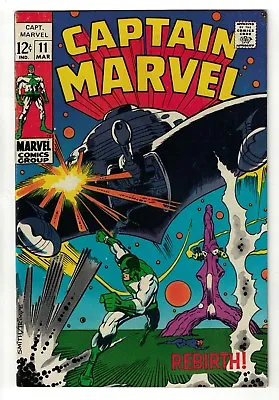 Buy MARVEL Comics CAPTAIN MARVEL Silver Age #11 1969 VFN 8.0 Rebirth High Grade • 31.99£