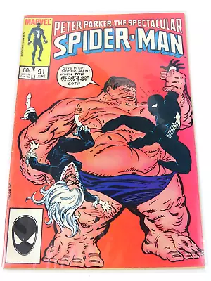 Buy Marvel Comics Peter Parker The Spectacular Spider-Man Issue #91 Milgrom 1984 • 9.95£
