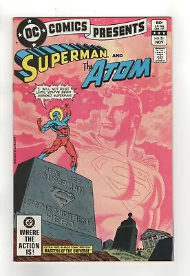 Buy DC Comics Presents #51 Nov 1982 Superman & The Atom Direct MOTU Preview • 6.40£