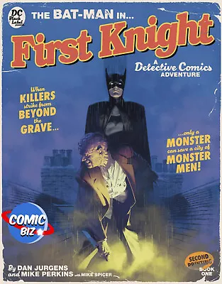 Buy The Bat-man First Knight #1  (2024) 2nd Printing *aspinall Pulp Variant Cover* • 7.20£