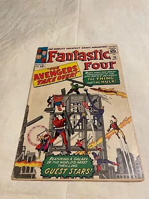 Buy Fantastic Four 26, 3rd Silver Age Captain America Appearance! • 118.59£