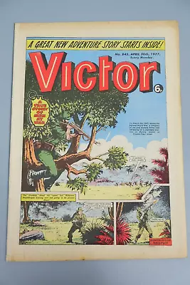 Buy Vintage British Comic: The Victor #845 April 30th 1977 • 4.50£
