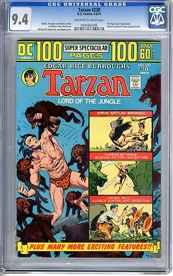 Buy Tarzan  #230  CGC  9.4  NM   Off - White To Wht Pgs  4-5/74 100 Page Super Spect • 96.51£