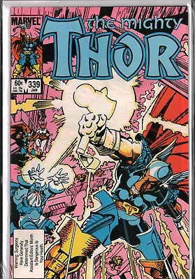 Buy THOR #339 W/ BETA RAY BILL Walt Simonson(1984) Marvel VF/NM (9.0) • 7.90£
