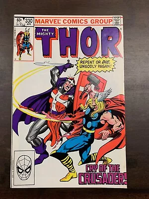 Buy The MIGHTY THOR # 330 VF + Marvel Comics (1983) 1st Appearance Crusader • 6.32£