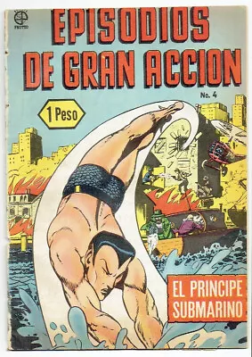 Buy MEXICAN MARVEL GOLDEN AGE SUBMARINER #38 Ed. PROTEO MEXICO 1956 IN SPANISH • 476.60£