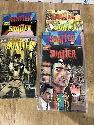 Buy Shatter First 1985 Comic Book Lot Of 7 Special #1 2 4 6 Vf/nm Avg • 3.95£