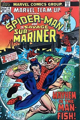 Buy Marvel Team-up #14 Spider & The Savage Sub Mariner Oct 1973 • 13.99£