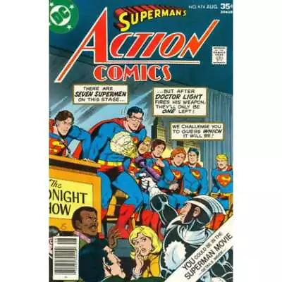 Buy Action Comics (1938 Series) #474 In Very Fine Condition. DC Comics [r • 6.10£