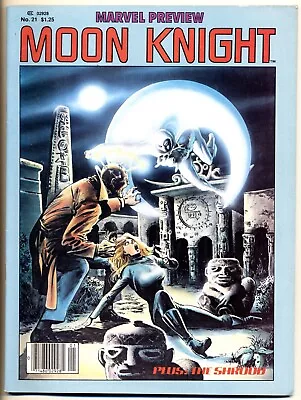 Buy MARVEL PREVIEW MAGAZINE #21 F, Moon Knight, Comics 1980 • 23.72£