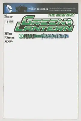 Buy Green Lantern #13 DC Comics Blank Sketch Cover Variant / Geoff Johns Story • 13.78£