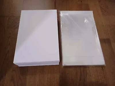 Buy 100 X Silver Age Backing Boards And Crystal Clear Bags. • 16.99£