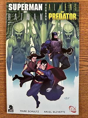 Buy Superman Batman VS Alien Predator #2 Comic Book Run Dark Horse Comics 1st Print • 10.32£