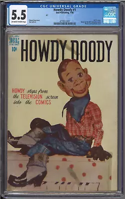 Buy Howdy Doody #1 - CGC 5.5 - 1st TV Comic • 295.81£
