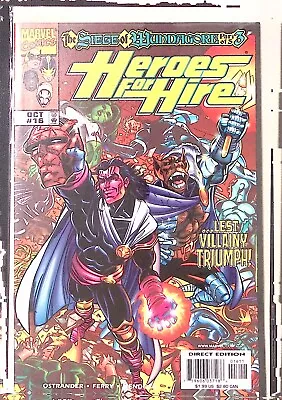 Buy Heroes For Hire #16 Oct The Siege Of Wundagore Part 3 Marvel Comics Exc  Z2034 • 8.38£