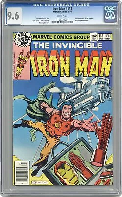 Buy Iron Man #118 CGC 9.6 1979 1109725001 1st App. James Rhodes • 186.69£