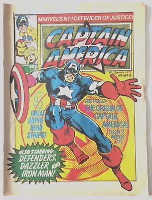 Buy Captain America #8 (1981) British Marvel Comic • 4£