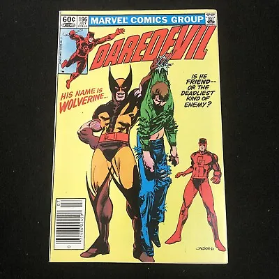Buy Daredevil 196 8.5 9.0 Newsstand Wolverine Wk • 19.79£