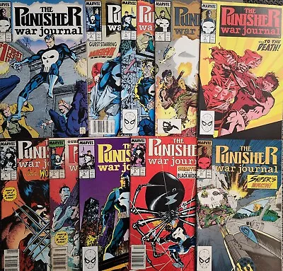 Buy The Punisher War Journal #1-10 Set Wolverine 6, 7 Key Daredevil Marvel Comic Set • 29.98£