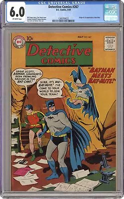 Buy Detective Comics #267 CGC 6.0 1959 1280359022 1st App. Bat-Mite • 835.64£