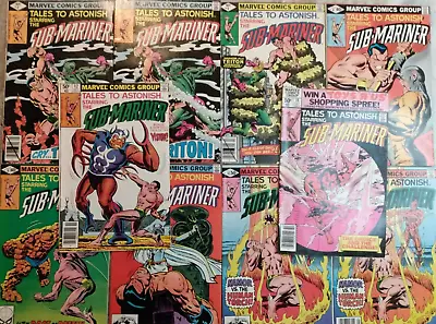 Buy Tales To Astonish Starring Sub-Mariner #2,2,3,6,8,9,14,14 Marvel 1980/81 Comics • 19.76£