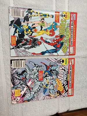 Buy The Spectacular Spider Man Annual #12 And #26 (1992) Hero Killers PT -1 An Pt.2  • 9.46£