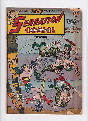 Buy Sensation Comics #83 [1948 Gd+]  The Sinister Olympics!  • 228.64£