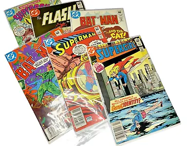 Buy 6 DC Comic Lot 1983 Superman 384, Batman 355 & 362, Flash, Superboy, Supergirl!! • 15.80£