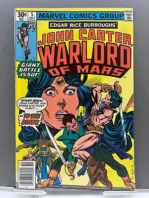 Buy John Carter, Warlord Of Mars #5 Marvel Comics 1978 4.0 Very Good • 2.37£