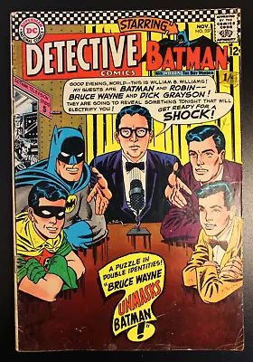 Buy Detective Comics #357 DC Comics 1966 Bruce Wayne Unmasks Batman! VG • 14£
