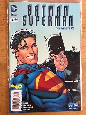 Buy Batman Superman #14 (2014) Selfie Variant • 0.99£