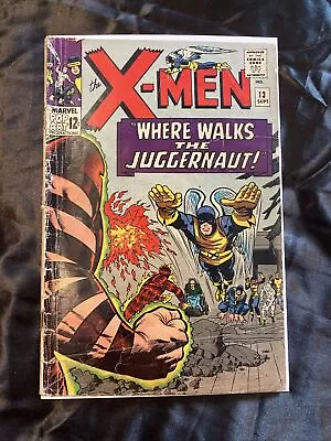 Buy Uncanny X-men #13 Kirby 2nd App Juggernaut September 1965 Marvel Comics • 72.38£