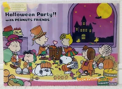 Buy SNOOPY TOWN Original Halloween Party A4 File Folder Peanuts 2023 MADE IN JAPAN • 9.38£