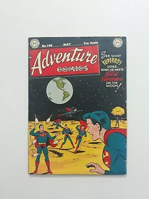 Buy Adventure Comics #140 DC Golden Age Superboy 1949 Scarce  • 397.73£