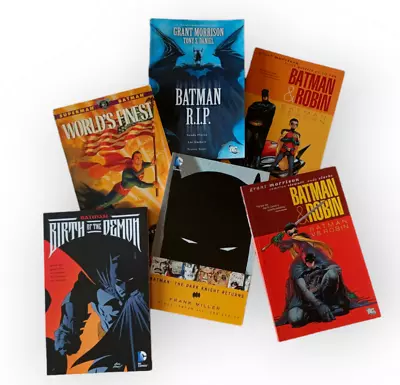 Buy DC Batman, The Dark Knight, Superman, 6 Graphic Novel Collection Job Lot VGC • 19.99£