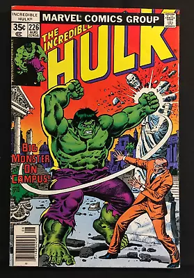 Buy The Incredible Hulk 226 KEY 1st App SOCRATES Doc Samson ERNIE CHAN CHAU V 1 1978 • 11.25£