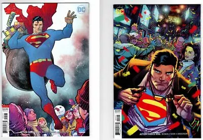 Buy Action Comics #1005 & #1006 (DC 2018) Manapul HOLIDAY VARIANT COVERS 🔥👀 Gems • 12.06£
