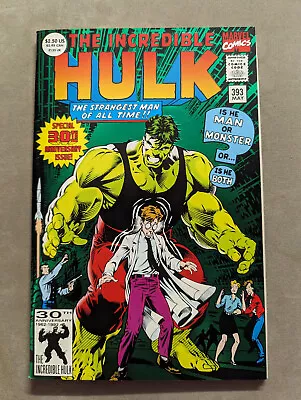 Buy Incredible Hulk #393, Marvel Comics, 1992, 30th Anniversary, FREE UK POSTAGE • 7.49£