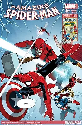 Buy THE AMAZING SPIDER-MAN #17 Avengers Variant NM • 3.95£