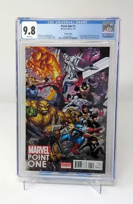 Buy Point One #1 CGC 9.8 Marvel Comics 2012 Bradshaw Variant • 63.73£