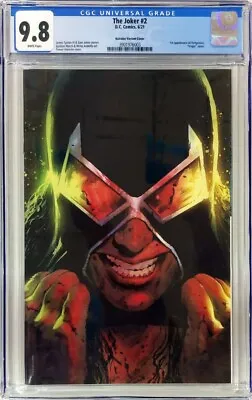 Buy The Joker #2 Hairsine Virgin Var Ed CGC 9.8 - 1st App Vengeance 2 Batman Bane • 269.99£