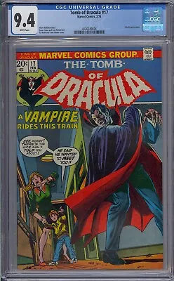 Buy Tomb Of Dracula #17 Cgc 9.4 Blade Gene Colan Tom Palmer White Pages • 219.86£