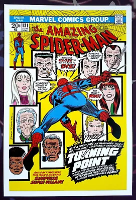 Buy SIGNED~ Gerry Conway~ The Amazing Spider-Man #121 John ROMITA ~ART Print B • 44.27£