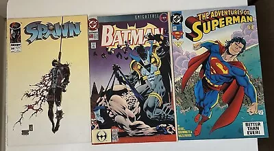 Buy Vintage Comics X 3 Spawn #30 Apr 1995/Batman #500 Knightfall 19/Superman 505 • 7.95£