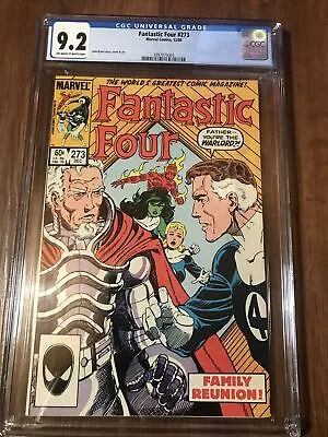 Buy Fantastic Four #273 CGC 9.2 John Byrne Story, Cover & Art 1984 NM- Kang • 31.61£